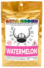 Mighty Viking 100mg Sativa BHO Gummies Watermelon