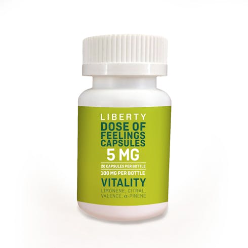 Liberty | Dose of Feelings - Vitality Distillate Capsule 100mg / 20pk