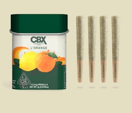Cannabiotix L'orange 4 Pack Prerolls