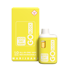 GDF: GO Block Vape | Peach Tea | All-In-One | 1g