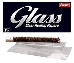 40ct Glass Clear Rolling Papers-King Size