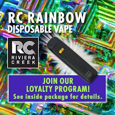 RC Rainbow | 0.5g Live Rosin Disposable | Riviera Creek