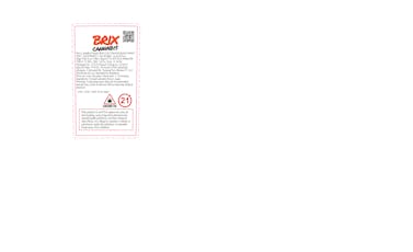 Brix Cannabis Purple Milk 0.5g 2 Pack Pre Rolls (I) 00457