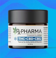 Max Strength 1:1:1 THC:CBD:CBG Cooling Topical (600mg)