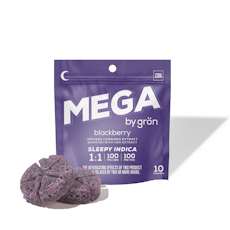 Blackberry | 1:1 THC:CBN | Mega Pearl 100mg