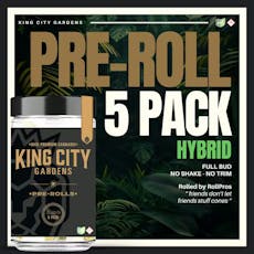 King City Gardens - Preroll - Dreamsicle 5pk (H) - 3.5g