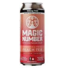 Magic Number Artisan 100mg Hybrid Live Resin Sparkling Peach Tea