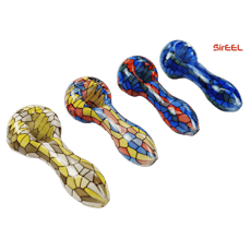 SirEEL - 4" Mosaic Pipe | Assorted Designs