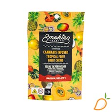 100mg Sweet Tropical Sativa Gummies Smokiez