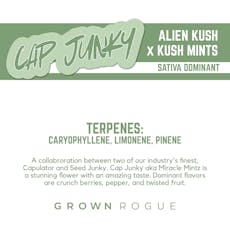 Grown Rogue | Cap Junky (I-H) Flower | 3.5g