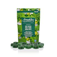 Smokiez | CBD:CBG Green Apple Hemp Gummies | 500mg