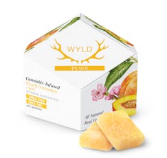 Peach 2:1 CBD/THC Gummies 10pc | 100mg:50mg