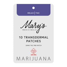 Mary's Medicinals Indica 10pk Patches | 200mg