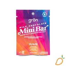 100mg Mini Milk Chocolate Bar Gron