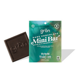Gron | Dark Chocolate | Mini Bar | 100 mg THC