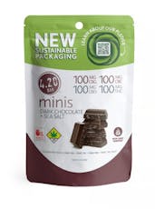 420 Bars 1:1:1:1 Dark Chocolate Sea Salt 400mg