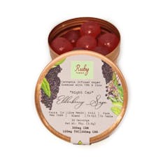 RUBY FARMS | ELDERBERRY SAGE "NIGHT CAP" | LIVE RESIN BLEND GUMMIES | 100MG