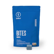 Bites Blueberry Indica | 100mg (10pk) Gummies | Select