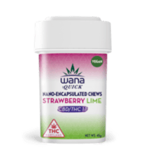Strawberry Lime 1:1 (THC:CBD) Quick Chews 10mg x 10pk