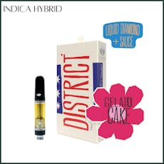 District Cannabis | Gelato Cake | Liquid Diamond and Sauce Cartridge 0.5g
