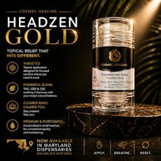HeadZen Gold Stick Transdermal (125mg THC) - Cosmec Healing