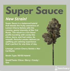 Flower 3.5g - Super Sauce