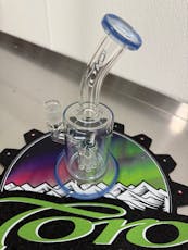 Toro Mini Tree W/ Color Accents & Cap - Blue/White Swirl