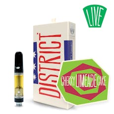 District Cannabis | Live Resin Vape Cartridge | Cherry Limeade Cake | 500mg
