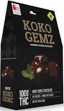 NWCS Koko Gemz Dark Chocolate Mint 100mg
