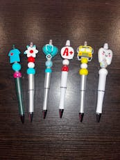 Pens | Ballpoint | Handmade Beaded Pens by Abby | Assorted Colors & Styles