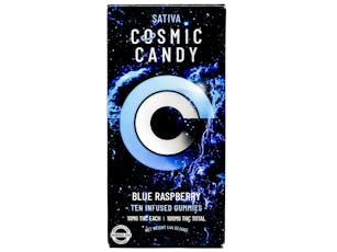 NWCS Big Bang Blue Raspberry Sativa Cosmic Candy 10pk 100mg 25540 SW|R2