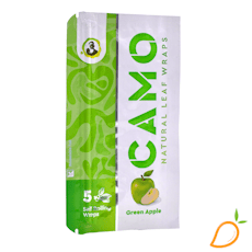 Camo Natural Leaf Wraps Green Apple 5pk