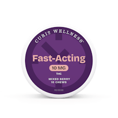 CW Mixed Berry Fast Acting Chews 100mg $20