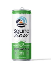 Soundview Watermelon THC Seltzer - 12 Oz Single Can 3mg THC 3mg CBD 3mg CBG