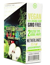 High Hemp - Organic Hemp Wraps | Area 51 Green Apple 2pk