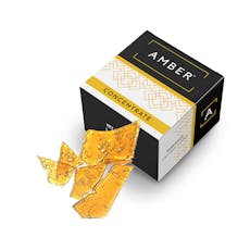 Amber Shatter 1g Indica; Delicata Cookies