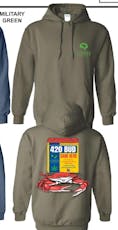 Elevated Hoodie-Crab-Military Green XL