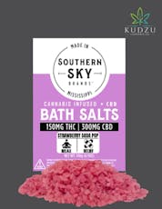 Southern Sky | Strawberry Soda Pop Bath Salt | 150THC/300CBD