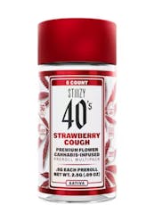 STIIIZY | STRAWBERRY COUGH | INFUSED PRE-ROLLS | 5PK(2.5G)