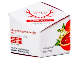 WLD Blood Orange Sativa Gummy 50mg THC 2298799486