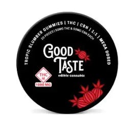 Tropic Slumber 1:1 THC:CBN (Indica) Gummies 20pk - 1,000mg