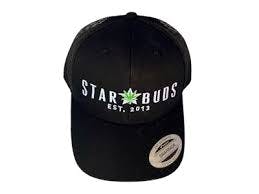 Star Buds Snapback Hat - Black