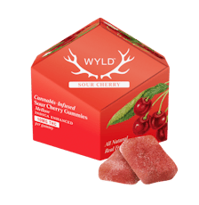 WYLD | 100mg | Edibles | Gummies | 10 Pack | Sour Cherry