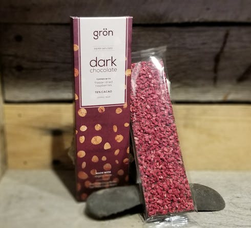 Gron CBD Raspberry Dark Chocolate