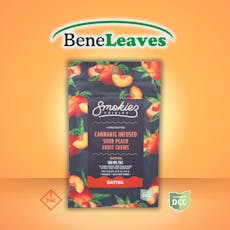 Smokiez - Sour Peach Gummies - 10ct - 100mg