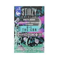 Stiiizy - White Berry 2:1 THC/CBN Gummies (100mg)