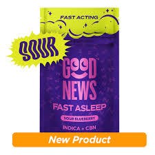 Fast Asleep Sour Blueberry 2:1 (THC:CBN) (I)