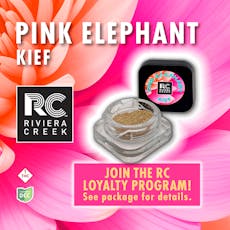 Riviera Creek - Pink Elephant Kief - 1g - 410mg