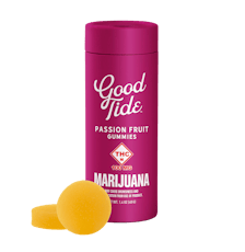 Good Tide: Rosin Wellness Gummies | Sleep Passionfruit 1:1:1 | 100mg THC : 100mg CBD : 100mg CBN | 10pk