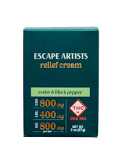 Cedar & Black Pepper CBD:CBG:THC Relief Cream (800mg)